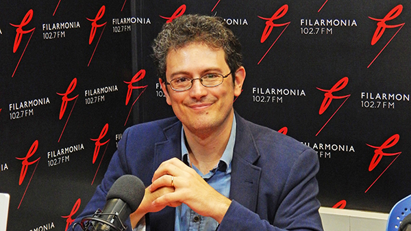 Director Sebastiano Rolli visitó Radio Filarmonía