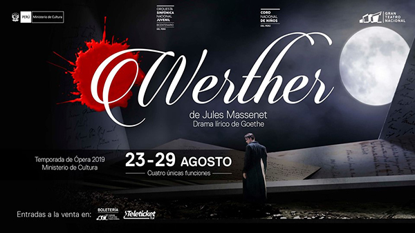 Ópera Werther de Massenet en el Gran Teatro Nacional