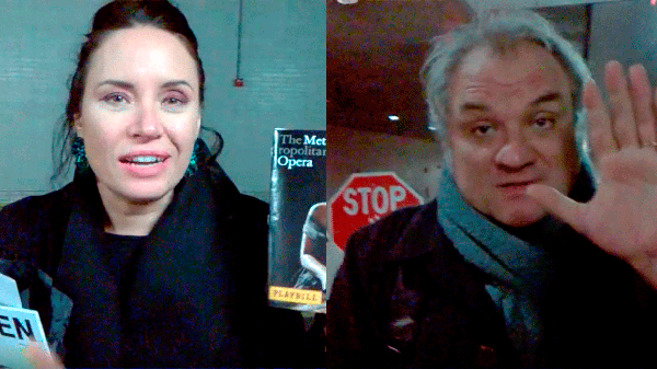 Sonja Yoncheva y Željko Lučić nos saludan desde el Met