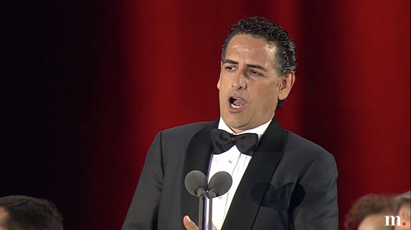 Juan Diego Flórez deslumbró en la Gala del Mundial Rusia 2018