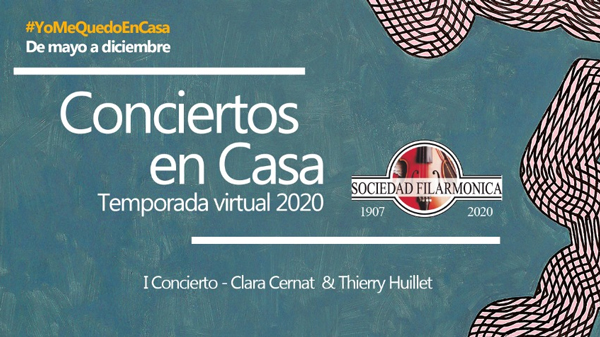 Conciertos en Casa: Temporada 2020 de la Sociedad Filarmónica