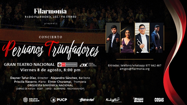 Concierto Peruanos Triunfadores en el Gran Teatro Nacional